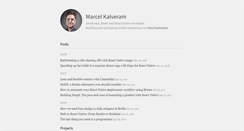 Desktop Screenshot of marcelkalveram.com