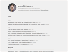 Tablet Screenshot of marcelkalveram.com